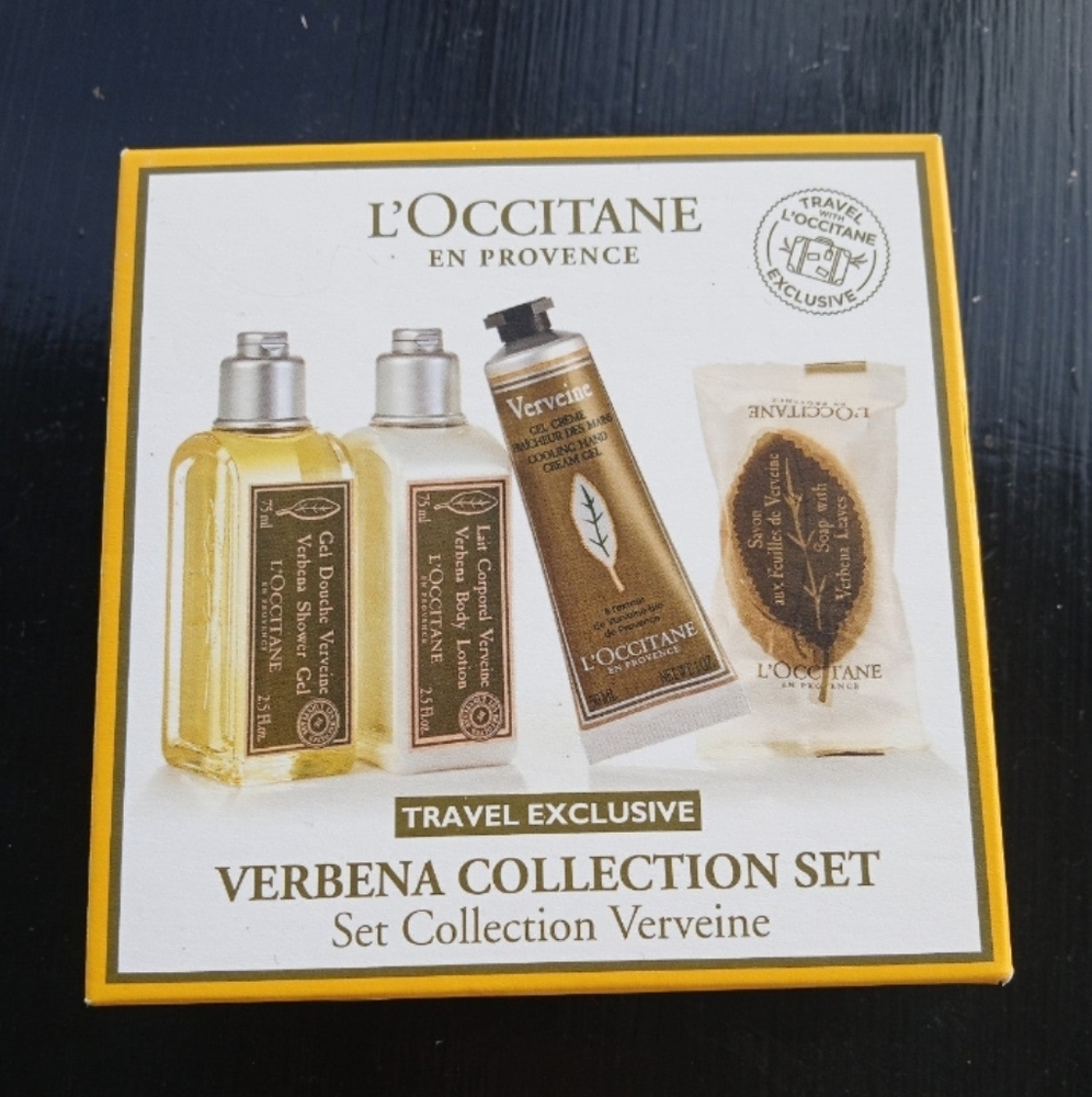 L'Occitane Travel Exclusive Verbena Escape Set | Lotion, Shower Gel, etc